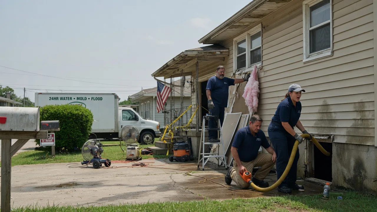 Water Damage Repair in Mooringsport, LA near me